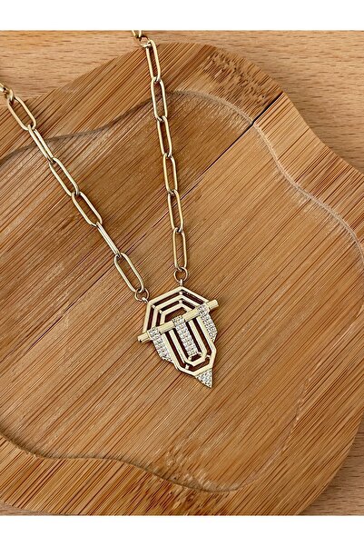 JELLY Serenay model Jewelled Necklace - Steel Zircon and Women's Design