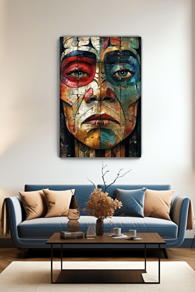 KanvasSepeti Pictură murală pe pânză Deep Look - Decor pentru holul casei - D...