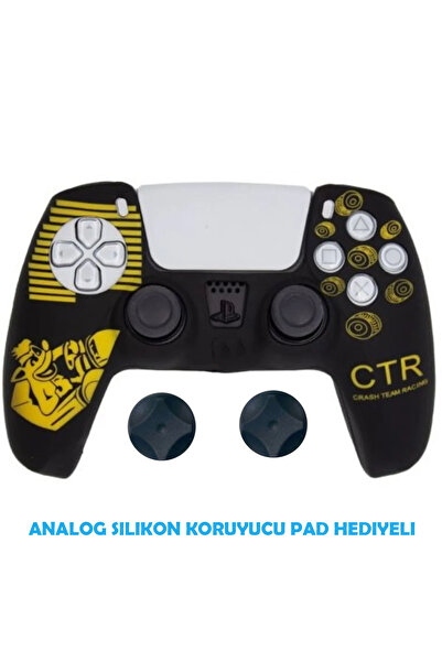 DeadSkull PS5 Dualsense Koruyucu Silikon Kılıf + Analog Silikon Koruyucu