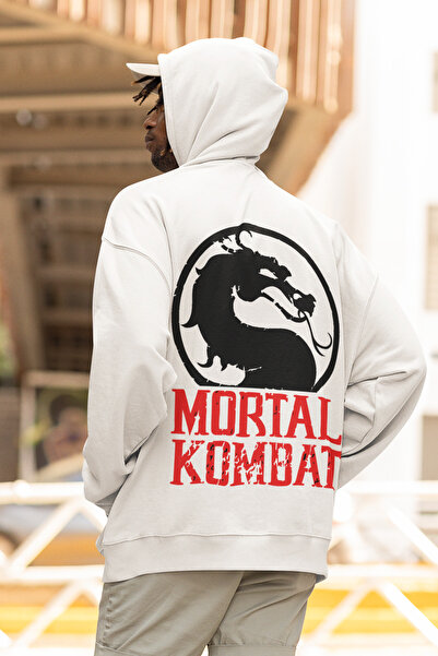 SEVBANO Mortal Kombat unisex anime hoodie sa širokim krojem i printom