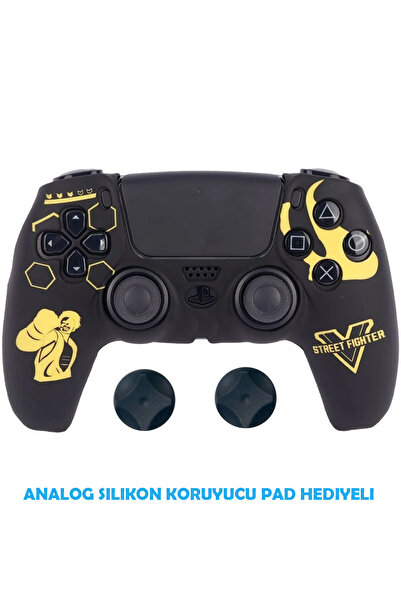 DeadSkull PS5 Dualsense Koruyucu Silikon Kılıf + Analog Silikon Koruyucu
