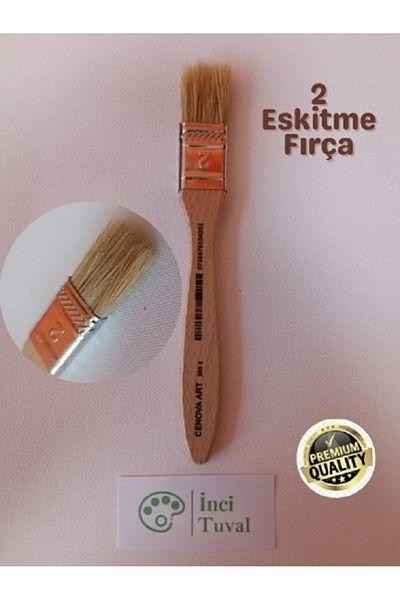 Cenova Art Professional Number 2 Antique - Natural Bristle Oil Acrylic Paint