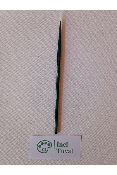 Cenova Art Professional Round Tip Brush - 3/0 Number Detail, Natural Bristle Oil, Acrylic Paint