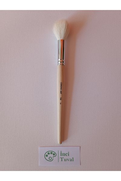 Cenova Art Size 14 Professional Natural Bristle Oil Acrylic Toning Brush