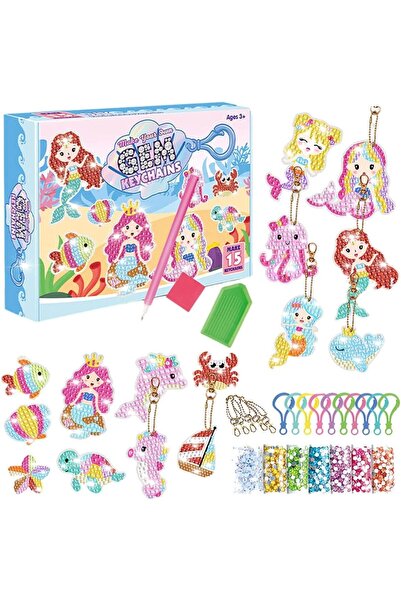 Arabest مجموعة ييلاجوي للرسم بالألماس للأطفال، 32 قطعة من مجموعات الرسم بالأل...