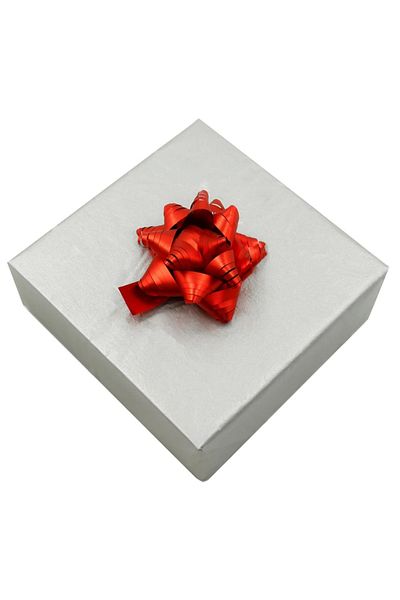 Ambalaj Evi Polar Star Bow 24 Pieces Adhesive Large Bow Red Bow