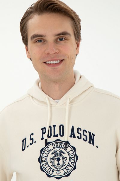 U.S. Polo Assn. Men's Cream Sweatshirt 50290888 -Vr071