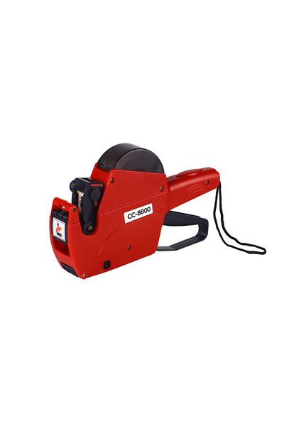 Concord 8 Digit Single Line Price Label With Free Label Roll and Ink roll