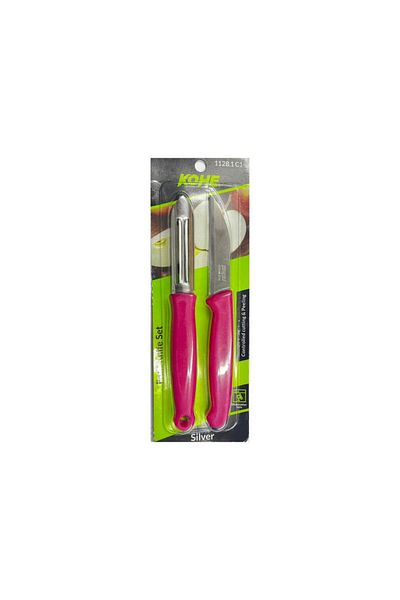 Kohe Stainless Steel 2 pc Serrated, Assorted