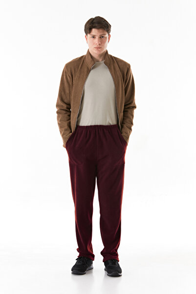 Fulla Moda Φλις φούτερ με ελαστική μέση και τσέπες