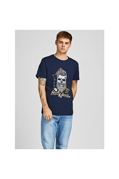 Jack & Jones Μπλουζάκι με στάμπα Jack&jones Skull