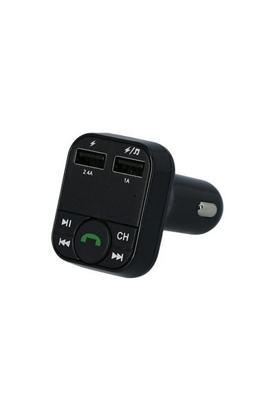 Wagan Durable ABS Plastic Bluetooth Hands-Free FM Transmitter 7.6x15.2x4.6cm