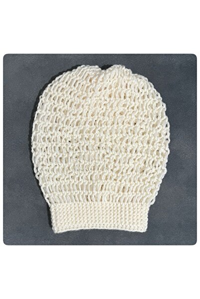 dyg tekstil قبعة إكسسوار من الصوف المحبوك يدويًا (كريمي)