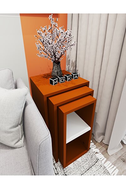 MOKA Üçlü Zigon Sehpa