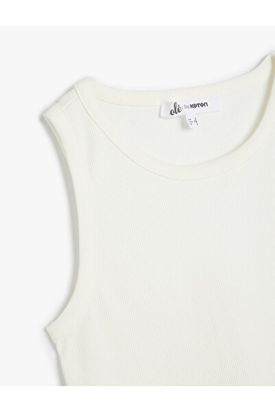 Koton Жіноча майка без рукавів з вирізом на шиї