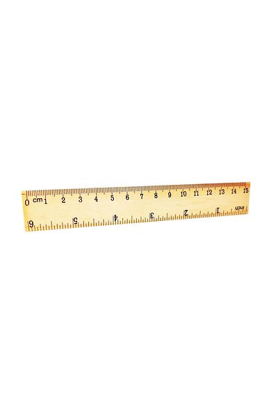 MASCO Wooden 6 Inch Scale, Straight Edge Measuring Ruler
