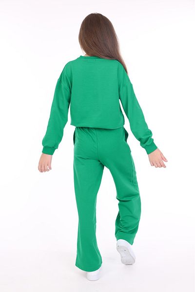 Toontoy Girl's Printed Tracksuit Set
