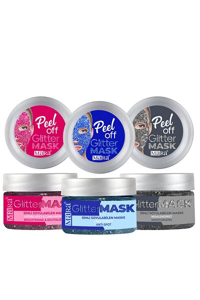 Mara Glitter Peel-Off Mask 50 ml - Brightening & Revitalizing