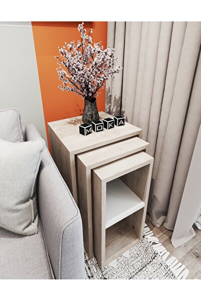 MOKA Üçlü Zigon Sehpa