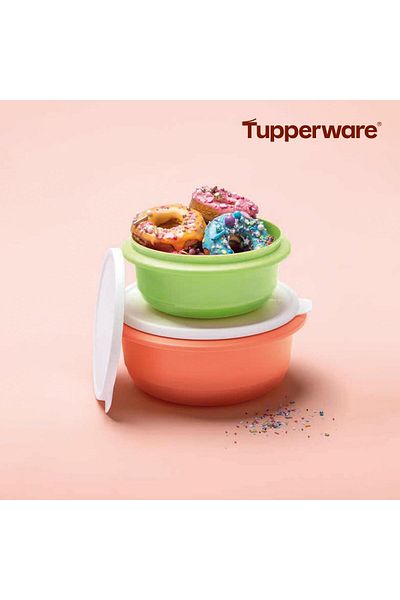 Tupperware 2 & 1 Liter Maximum Capacity