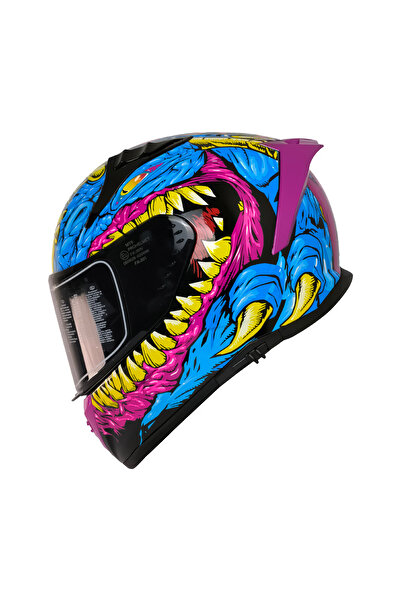 MTS M-801-SNAKE FULL FACE KASK GÜNEŞ VİZÖRLÜ GONGJU (L)