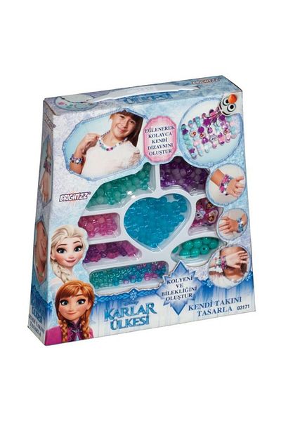 TOYFEST مجموعة مجوهرات من الخرز مع حقيبة مجمدة