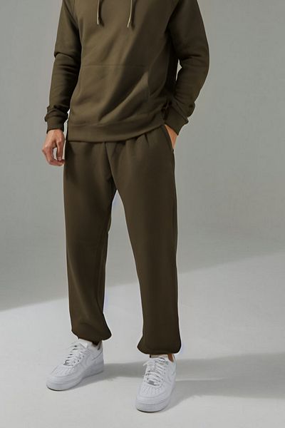 BayBayan Ανδρικό Basic Unprinted Jogger Sweatpants με πλαϊνές τσέπες