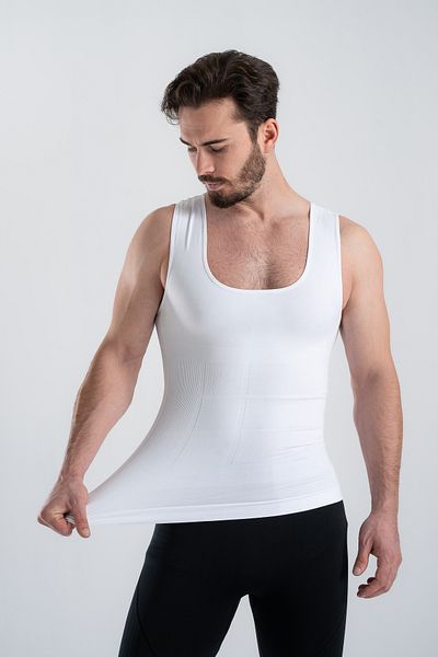 gymxprofit Men's Corset Athlete Chest and Belly Enhancer and Firming