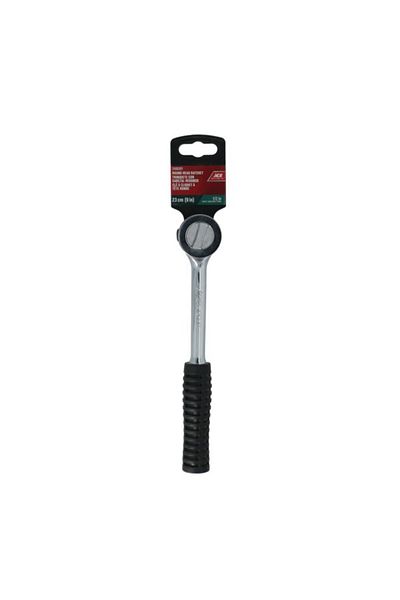 ACE Chrome Vanadium Steel Round Head Ratchet 1/2 x 9inch