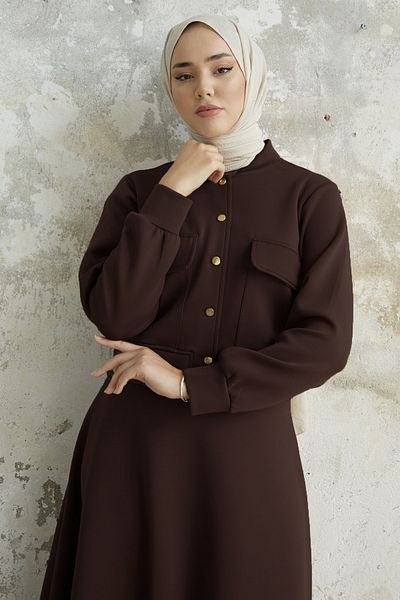 InStyle Mileya Bitter Brown Στολή κατάδυσης με κάλυμμα και φούστα τσέπης