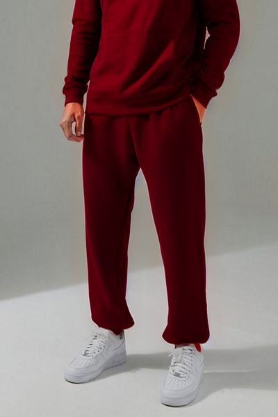 BayBayan Ανδρικό Basic Unprinted Jogger Sweatpants με πλαϊνές τσέπες
