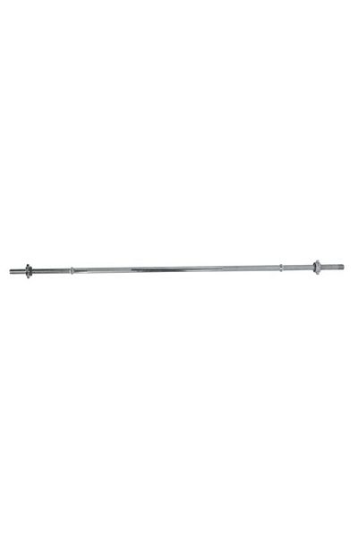 BODY SCULPTURE Threaded Chrome Steel Bar With 2 Spin Locks