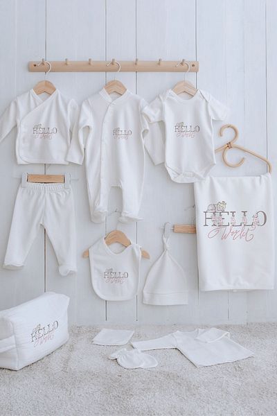 Tuğba Kuğu Pure Baby Hello World - Pack of 11 Organic Hospital Outlets