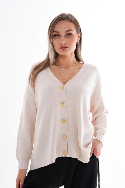 ŞİMAL Tricotaj de damă cu închidere cu nasturi Cardigan largi tricotat 245400   -