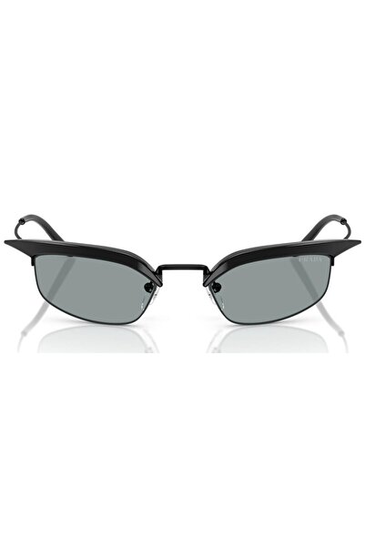 Prada Woman Rectangle Sunglasses- Pr B50s - Lense Size:52mm - Black