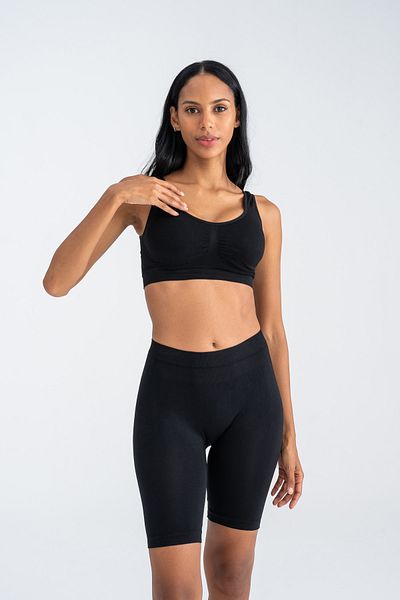 gymxprofit Women's Ultra Comfortable Seamless High Waist Long Leg Boxer