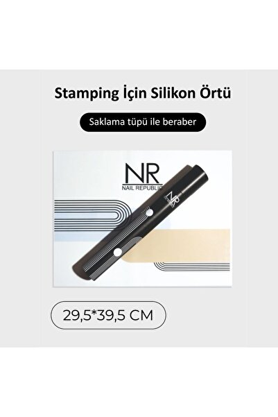 Nail Republic NR Silikon Masa Örtüsü - Nailart İçin