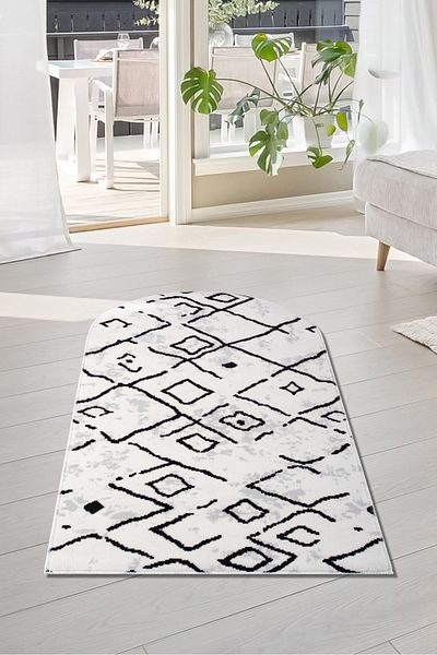 Valery Home Μπεζ Χρώμα Vl Πλένεται Χαλί προσευχής Luna - Προσευχή με Overlock