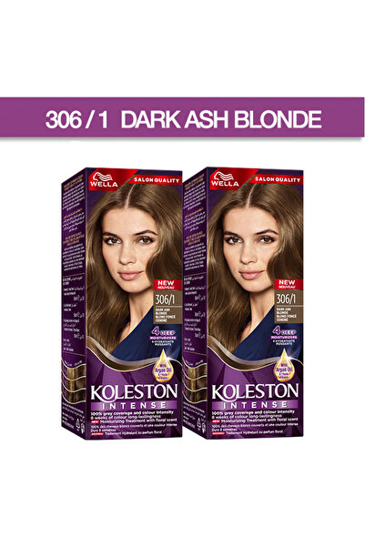 Wella Koleston Intense MAXI 306/1 - DARK ASH BLONDEPack of 2