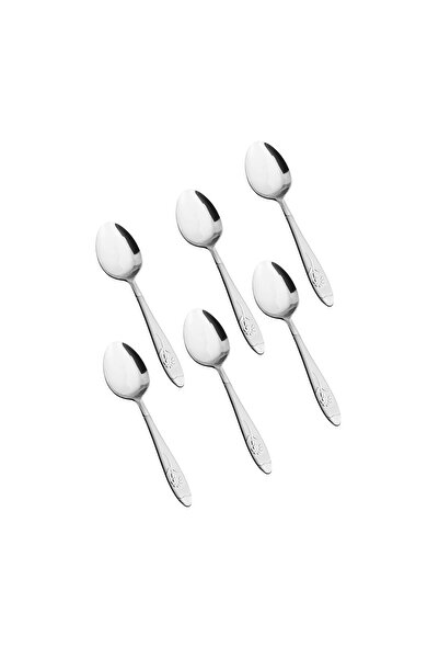 HIC 30 Piece Japanese Silver Stainless Steel Spoon Set