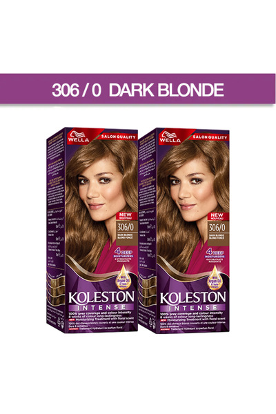 Wella كوليستون إنتنس ماكسي 306/0 - أشقر داكن - عبوة من قطعتين