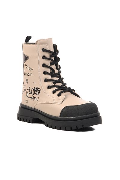 pepino Walkway Cream Girl's Boots