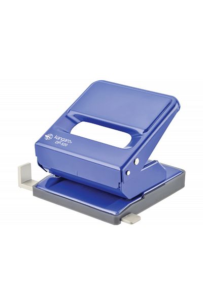 Kangaro DP-520 2 Hole Metal Medium Paper Punch, 25 Sheets Capacity, Assorted