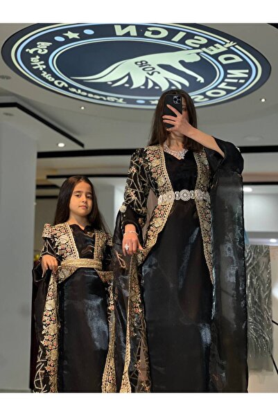 SOLİN YÖRESEL Kadın Düğünlük Yöresel Elbise Anne-Kız Kombini