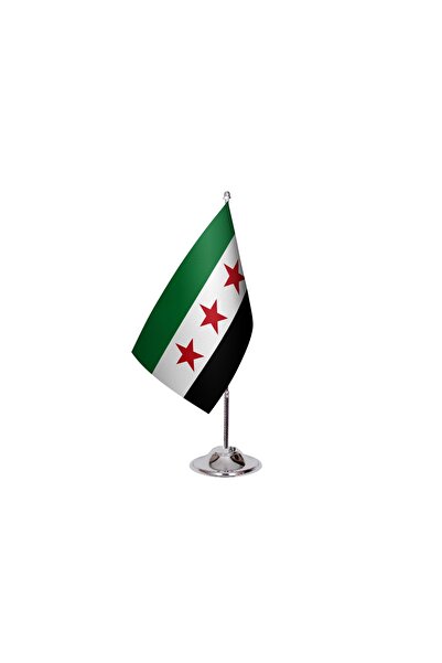 Asyabayrak Yeni Suriye Tekli Masa Bayrağı