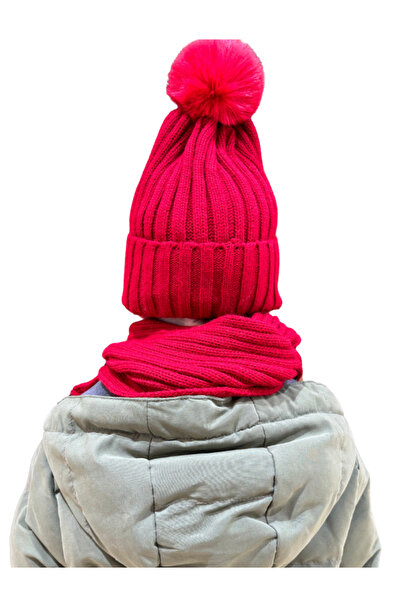 Benittokids Children's Teddy Bear Scarf Beanie Set 7019