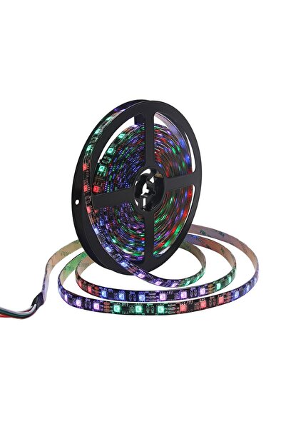 SPRANGE SP-LD5 Silikonlu Kumandalı 5 Metre Usb RGB Şerit Led