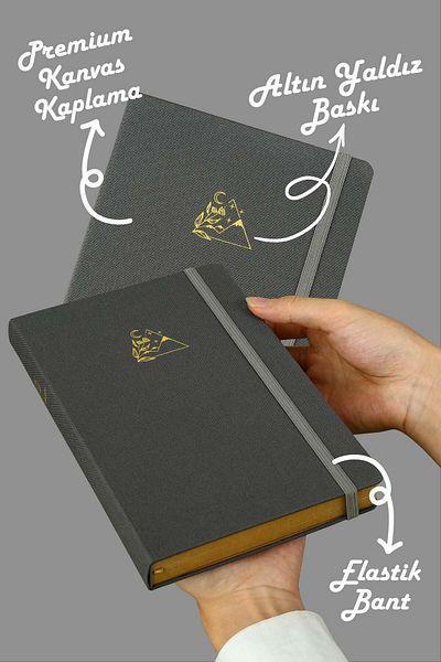 Victoria's Journals Caiet Bujo Kraft In 96 Foi A5 150 Gr. Kraft în dungi