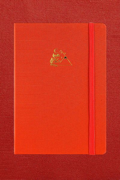 Victoria's Journals Bujo Kraft Linen Notebook 96 Sheets A5 150 Gr. Kraft Striped