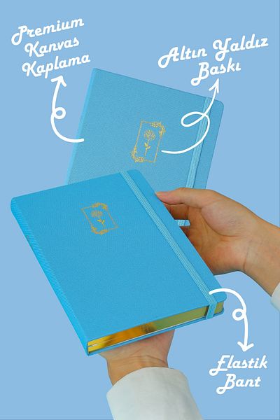 Victoria's Journals 96 coli A5 Caiet Bujo Linen - 160 Gr. punct